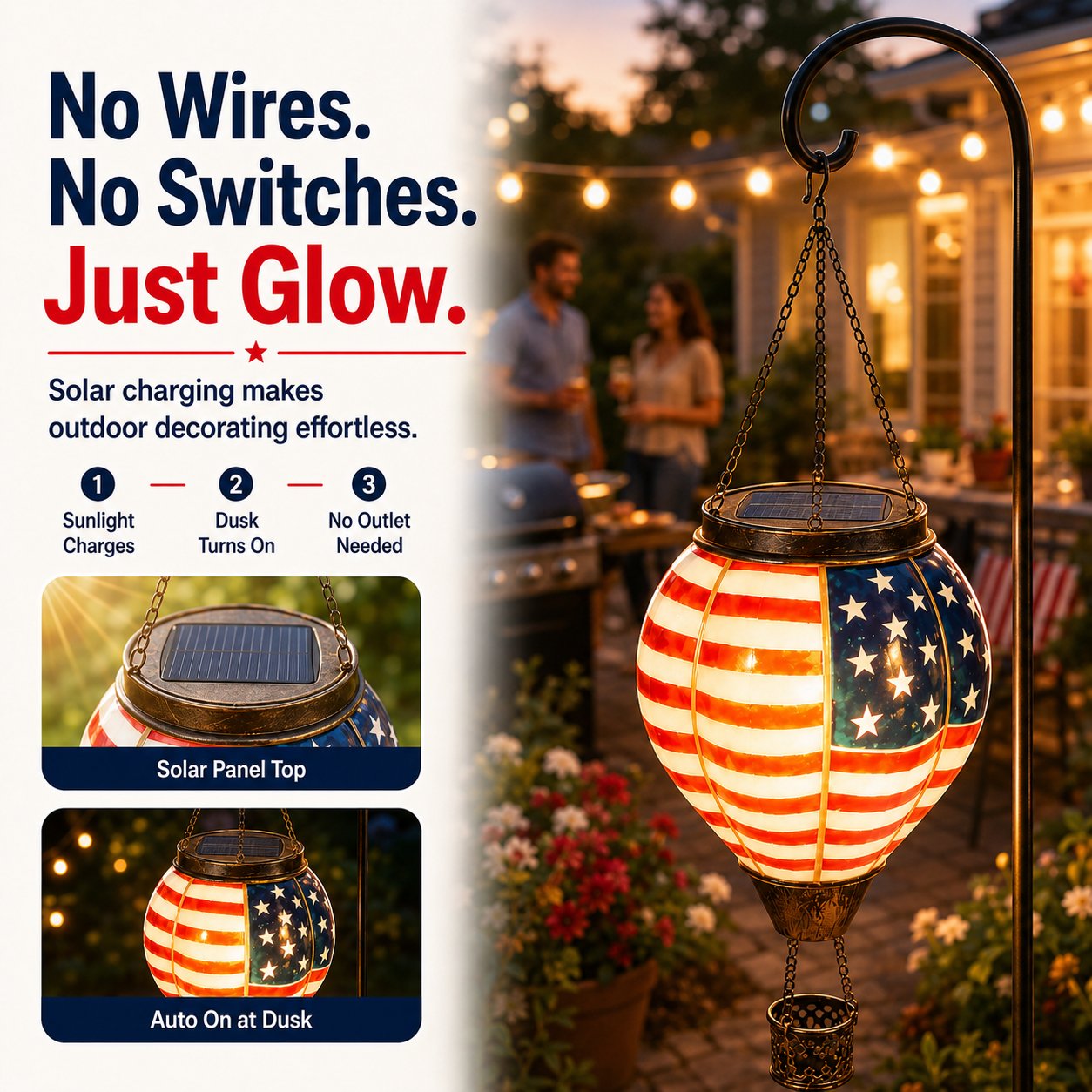 Buy 2, Get Free Shipping — 250th Anniversary Edition Solar Hot Air Balloon Lanterns