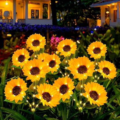 🌻Summer Sale 49% OFF- 🌞Solar LED Sunflower Garden Lights
