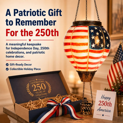 Buy 2, Get Free Shipping — 250th Anniversary Edition Solar Hot Air Balloon Lanterns