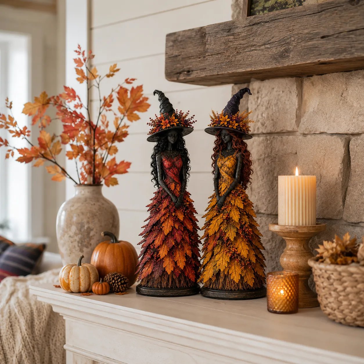 🧙 Enchanted Autumn Witch Figurine(✨Buy 2 Free Shipping)