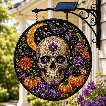 Solar Halloween LED Hanging Sign Light 👻 (📦Buy 2 Free Shipping)