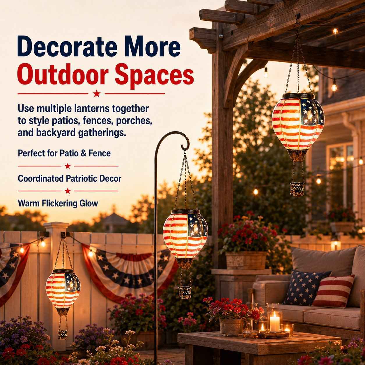 Buy 2, Get Free Shipping — 250th Anniversary Edition Solar Hot Air Balloon Lanterns