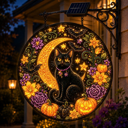 Solar Halloween LED Hanging Sign Light 👻 (📦Buy 2 Free Shipping)