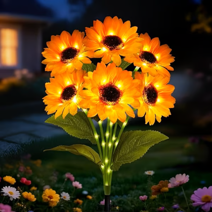 🌻Summer Sale 49% OFF- 🌞Solar LED Sunflower Garden Lights