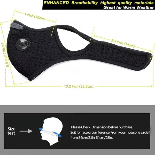 🔥LAST DAY 50% OFF - 💖Reusable Carbon Filter Dust Mask – Built for Active Lifestyles