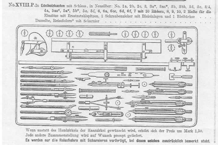 ✒️ Mechanical Gear Train Ruling Pen | Antique German Silver Dotted Hinge Pen