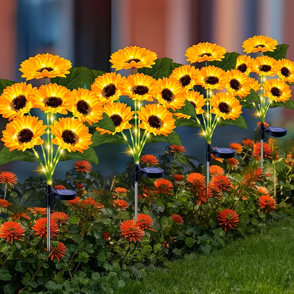 🌻Summer Sale 49% OFF- 🌞Solar LED Sunflower Garden Lights