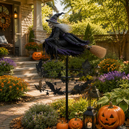 Halloween Early Bird Special🧙‍♀️ The Enchanted Witch Garden Wind Spinner