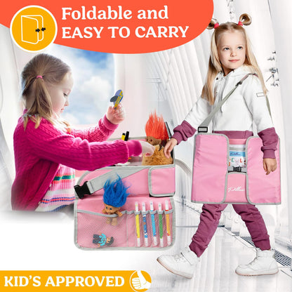 🚗✨ Kids Travel Tray for Car – Mess-Free Activity & Snack Table for Toddlers
