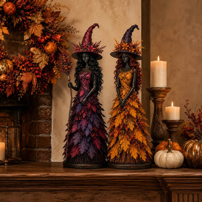 🧙 Enchanted Autumn Witch Figurine(✨Buy 2 Free Shipping)
