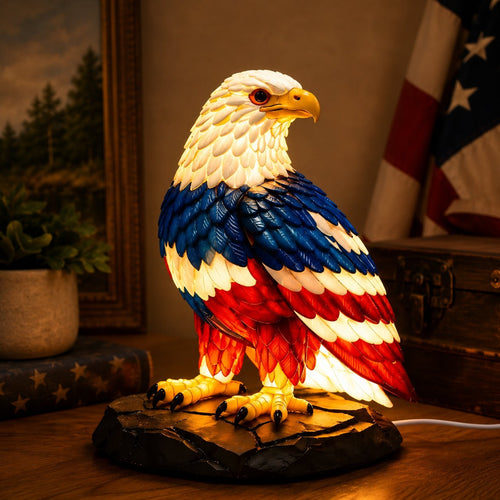 🇺🇸 Patriotic Eagle LED Table Lamp – Proud American Home Decor 🦅Buy 2 Free Shipping
