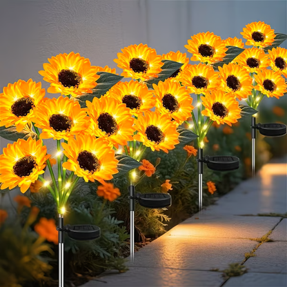 🌻Summer Sale 49% OFF- 🌞Solar LED Sunflower Garden Lights