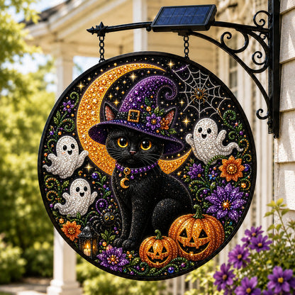 Solar Halloween LED Hanging Sign Light 👻 (📦Buy 2 Free Shipping)