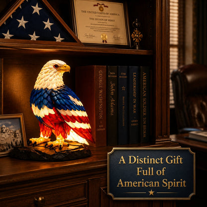 🇺🇸 Patriotic Eagle LED Table Lamp – Proud American Home Decor 🦅Buy 2 Free Shipping