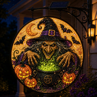 Solar Halloween LED Hanging Sign Light 👻 (📦Buy 2 Free Shipping)