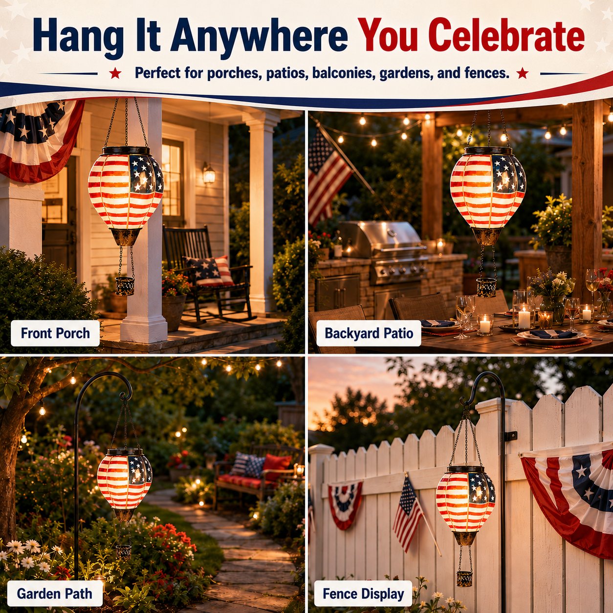Buy 2, Get Free Shipping — 250th Anniversary Edition Solar Hot Air Balloon Lanterns